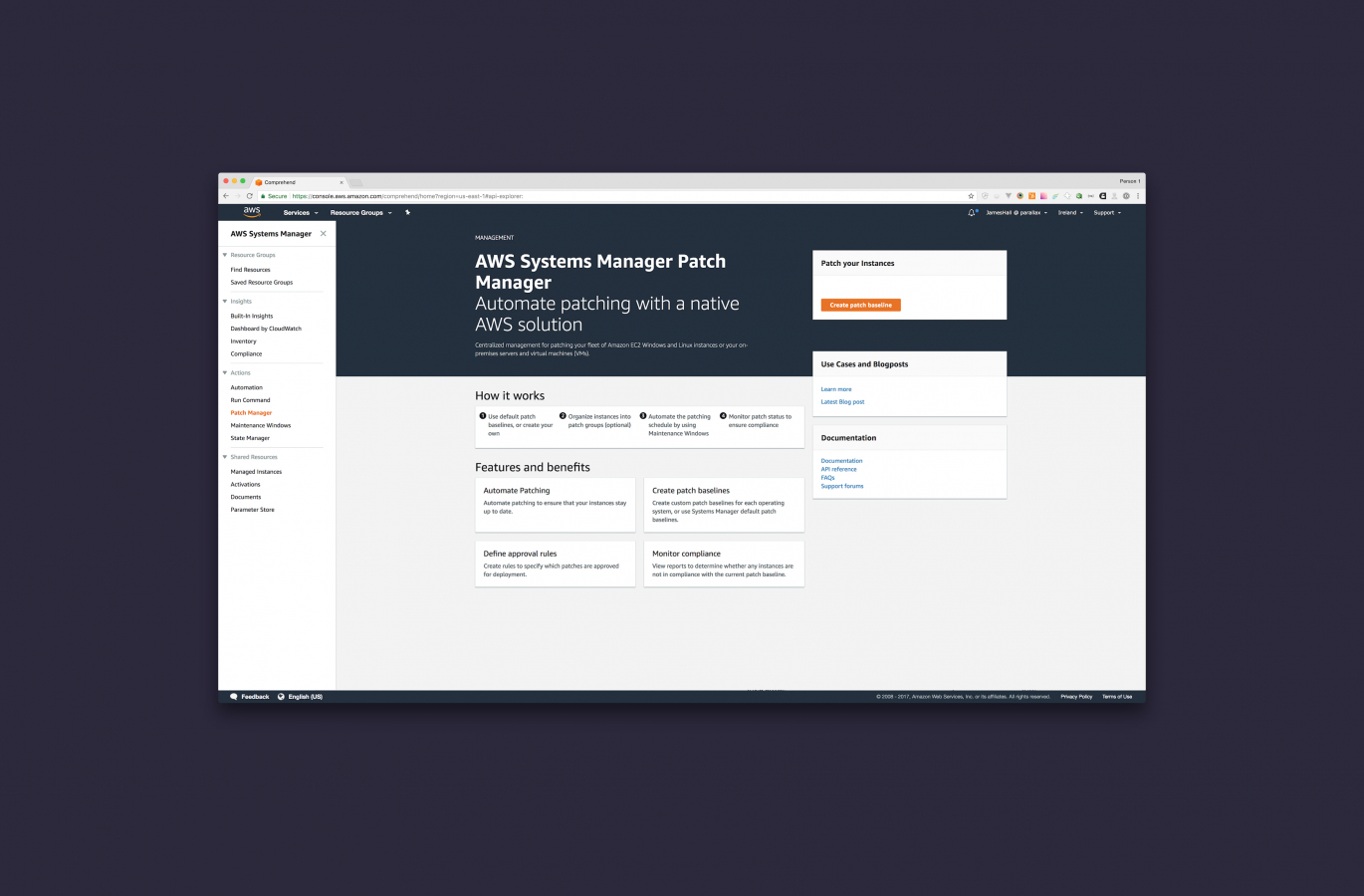 AWS Systems Manager Patch Manager