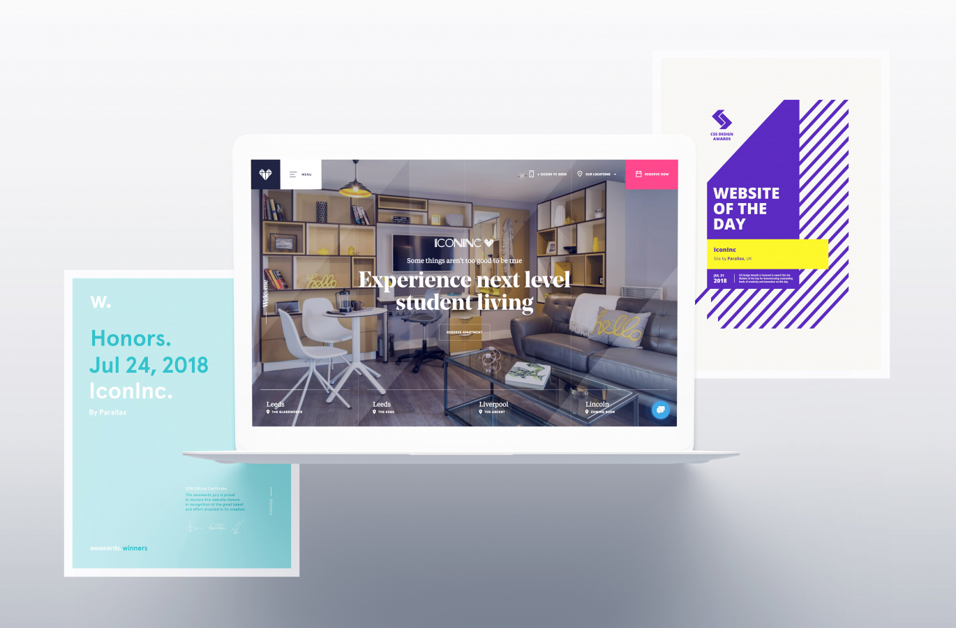 CSSDA and Awwwards IconInc winner 
