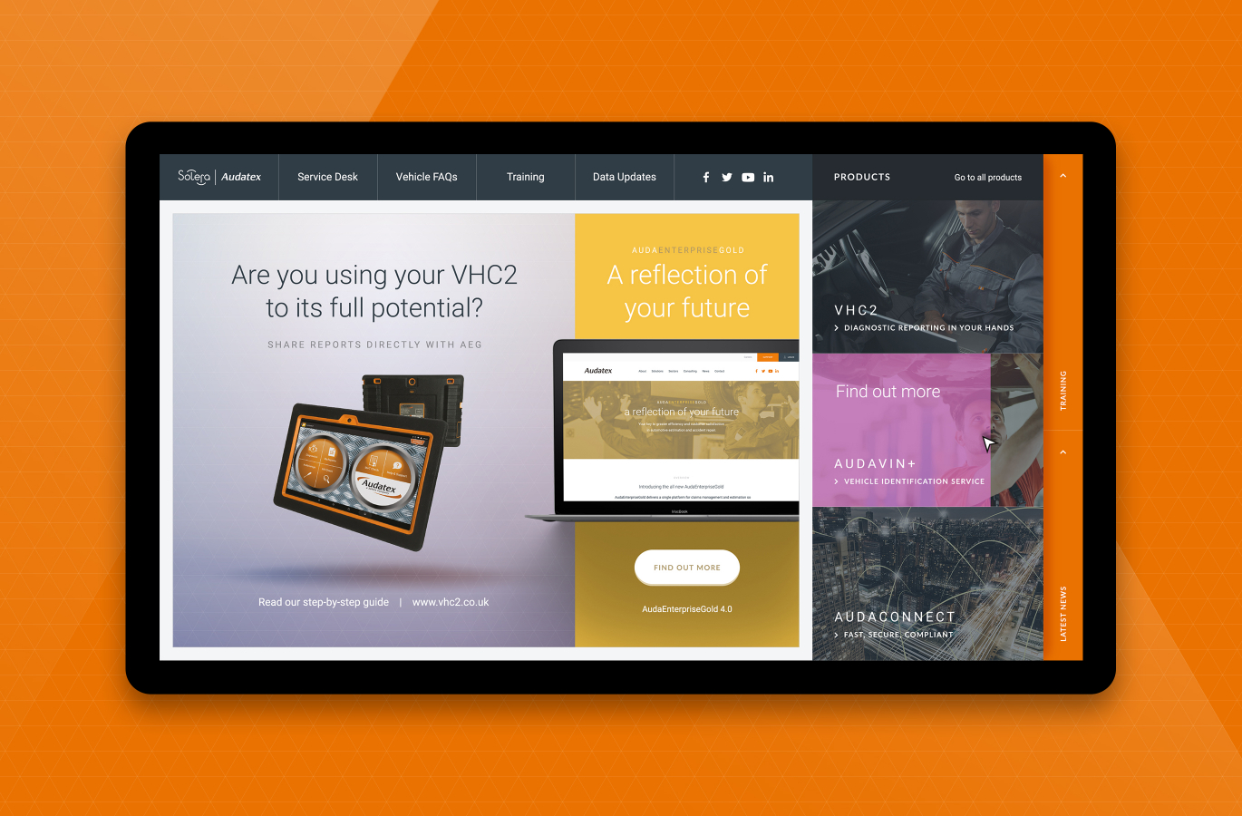 Dashboard for Audatex 
