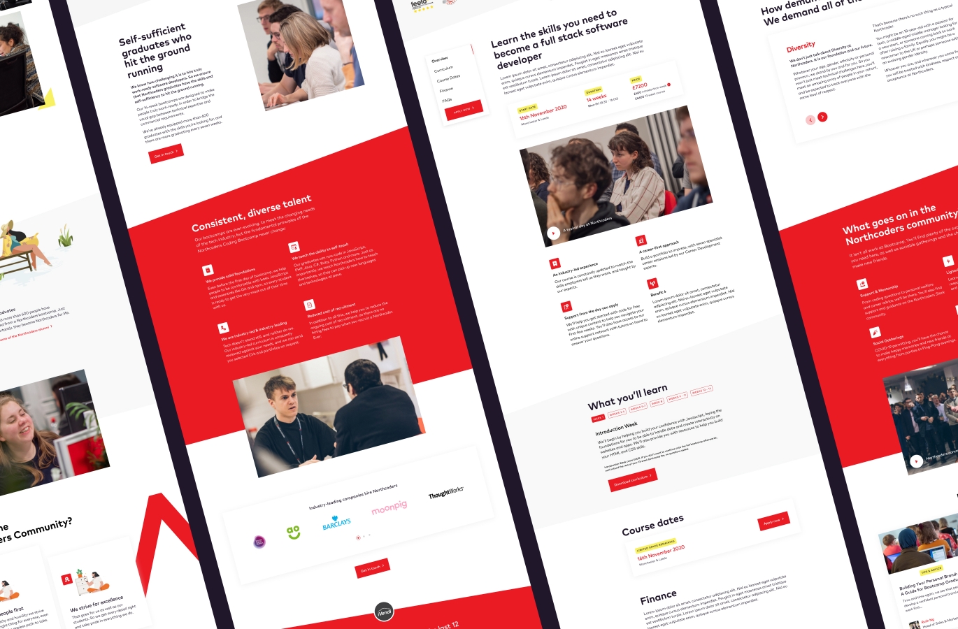Northcoders website