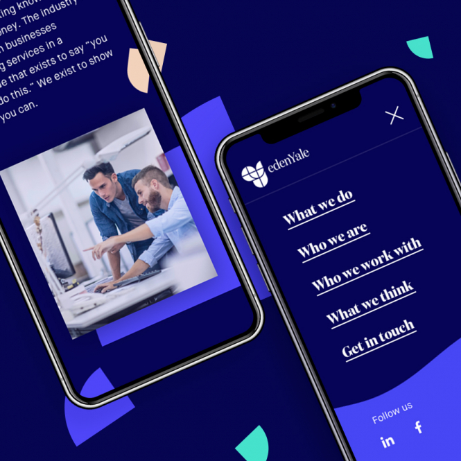eden yale website built by parallax 